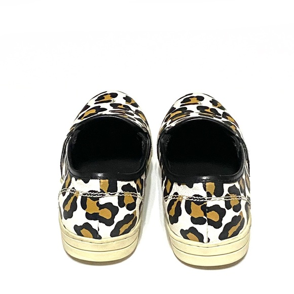 Coach Parkside Ocelot Leopard Print Leather Slip-ons - Picture 7 of 13